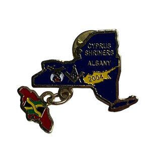 Cyprus Shriners Albany NY Pin 2004 Jim Kelly Pote A537